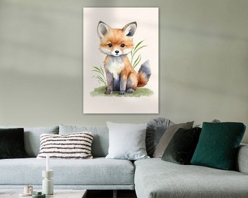 Cute fox nursery by Tiny Treasures