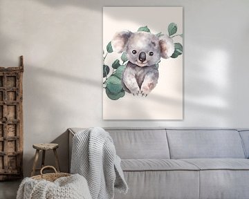 Schattige koala kinderkamer van Tiny Treasures