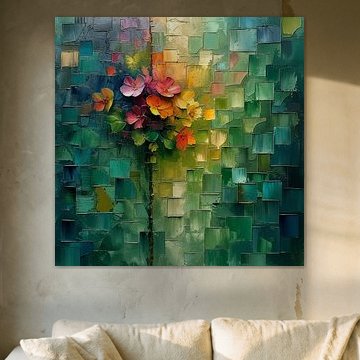 Petal Patchwork Surge van Kunst Kriebels