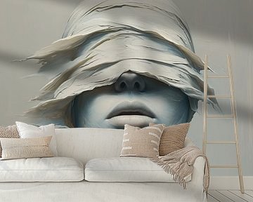 Veiled Gaze van Kunst Kriebels