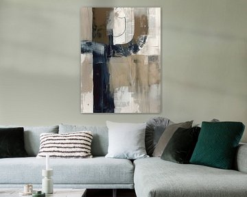 Modern and abstract in earth tones by Carla Van Iersel