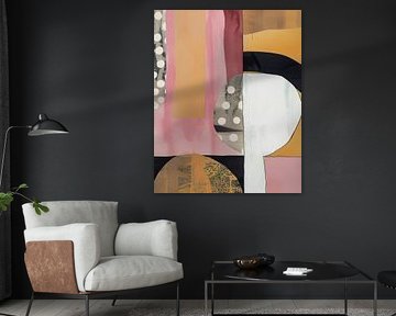 Speels pastel, modern en abstract van Studio Allee