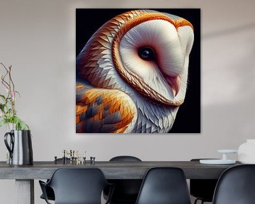 Barn owl by Kay Weber