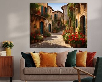 Romantic Village 2 by Johanna's Art