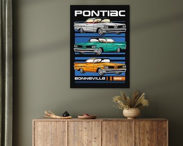 Pontiac Bonneville Muscle Car by Adam Khabibi
