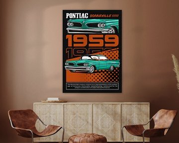 Pontiac Bonneville Muscle Car by Adam Khabibi