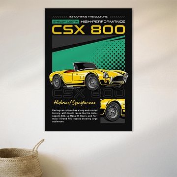 Shelby Cobra CSX 8000 Muscle Car sur Adam Khabibi