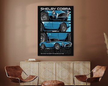 Shelby Cobra CSX 8000 Muscle Car by Adam Khabibi