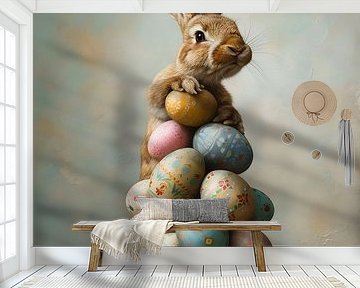 Der Osterhase ist süß drauf