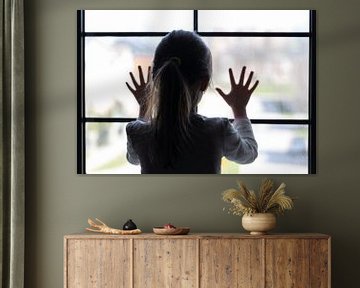 Girl at window van The Sterling Gallery