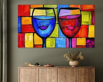 Wine glasses by Frank Heinz