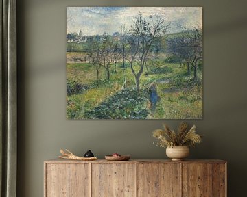 Garten im Val Hermeil, Camille Pissarro