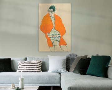 Zelfportret, Egon Schiele