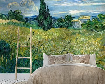 Green Wheat Field, Vincent van Gogh