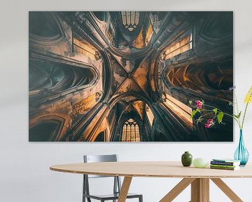 Vue sur le plafond