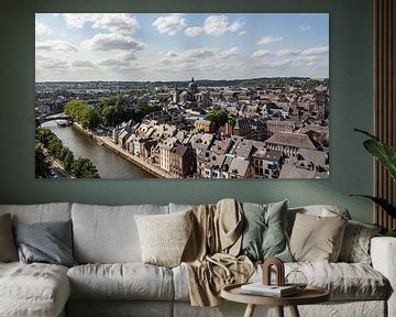 View of the city of Namur from the citadel | City photography by Daan Duvillier | Dsquared Photography