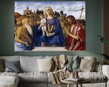 Cima da Conegliano, Madonna and child with Saint Jerome and John the Baptist, c. 1492
