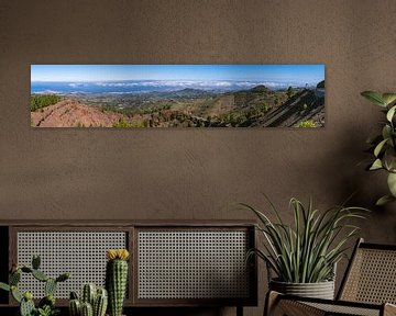 Panoramablick über den Norden Gran Canarias von Peter Baier
