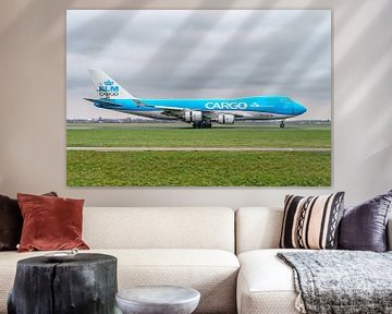 KLM Cargo Boeing 747-400ERF jumbo jet. sur Jaap van den Berg