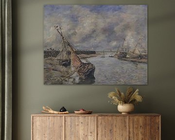 Eugéne Boudin, laagtij - Trouville-Deauville van Atelier Liesjes