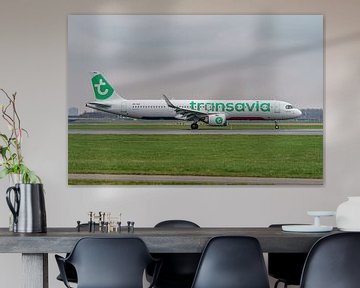 De eerste Transavia Airbus A321neo. van Jaap van den Berg