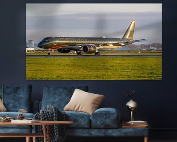 Royal Jordanian Embraer E195-E2. van Jaap van den Berg