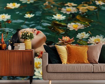 Water lilies with naked woman | Photography by Frank Daske | Foto & Design