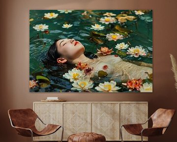 Water lilies with naked woman | Photography by Frank Daske | Foto & Design