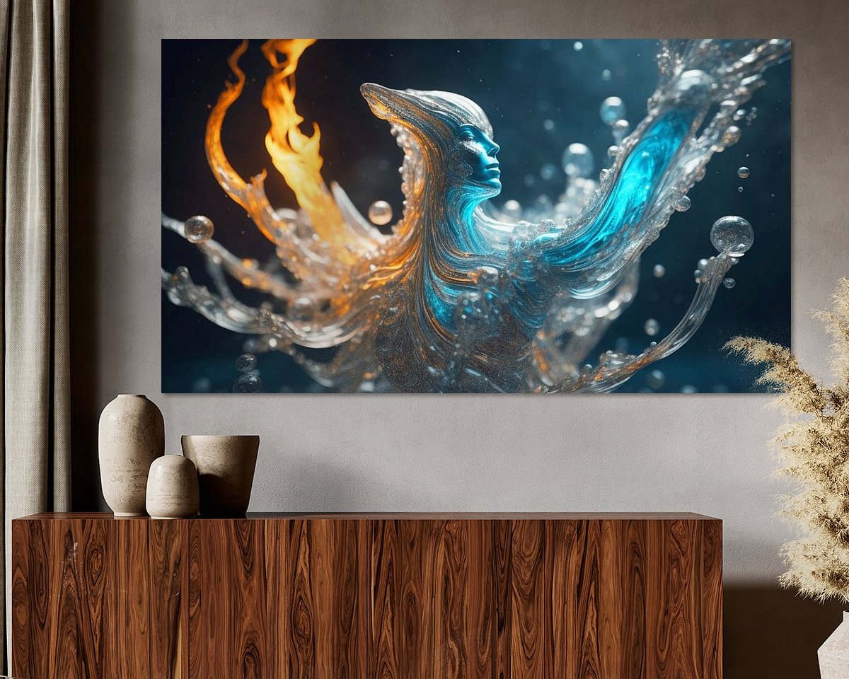 Example of the artwork in a room