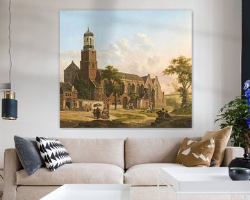 Vue de la Klaaskerk, Jan Hendrik Verheijen