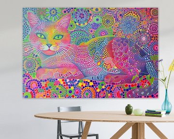 Peinture du chat sur De Mooiste Kunst