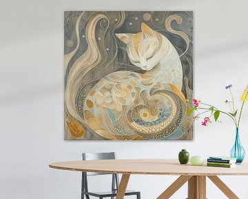 Schilderij Kat | Kat van De Mooiste Kunst