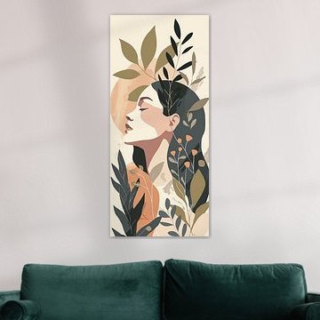 Modern Portrait | Silent Profiles by ARTEO Paintings