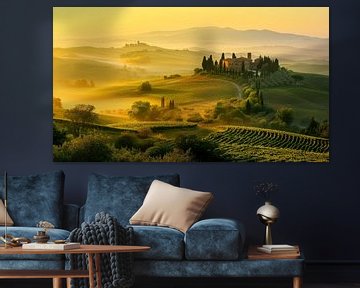 Waking up in the Heart of Tuscany by Vlindertuin Art