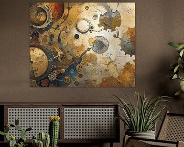 Industrial Abstract by ARTEO Paintings