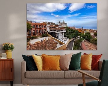La Orotava, Teneriffa Spanien. Stadt mit den Balkonen von Gert Hilbink