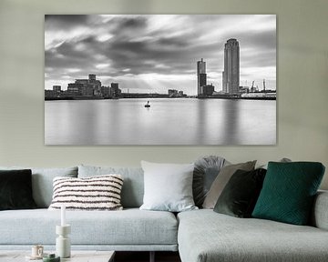 De Rijnhaven Rotterdam (Zwart wit) von Rob van der Teen
