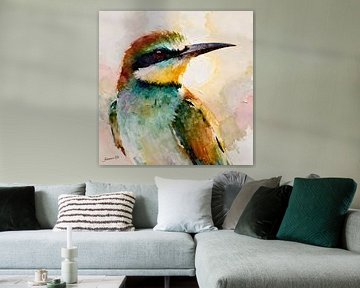 Prachtige vogels van de wereld - Europese bijeneter van Johannas Art Creations