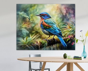 Les plus beaux oiseaux du monde - Gurney Pitta bird1 sur Johanna's Art