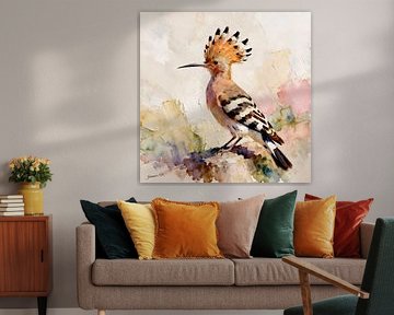 Die schönsten Vögel der Welt - Wiedehopf von Johannas Art Creations