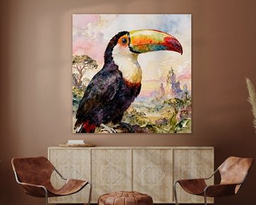 Die schönsten Vögel der Welt - Kielschnabeltukan von Johannas Art Creations