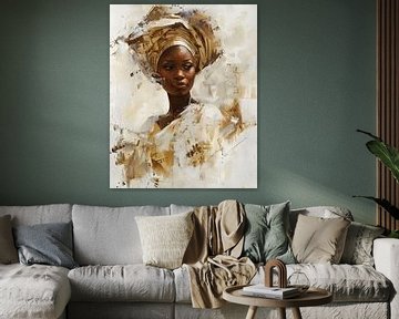Femme africaine sur But First Framing