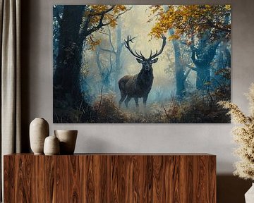 Peindre un cerf majestueux sur Caprices d'Art