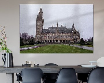 Peace Palace The Hague painting by Anton de Zeeuw