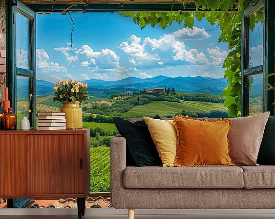 Example of the artwork in a room