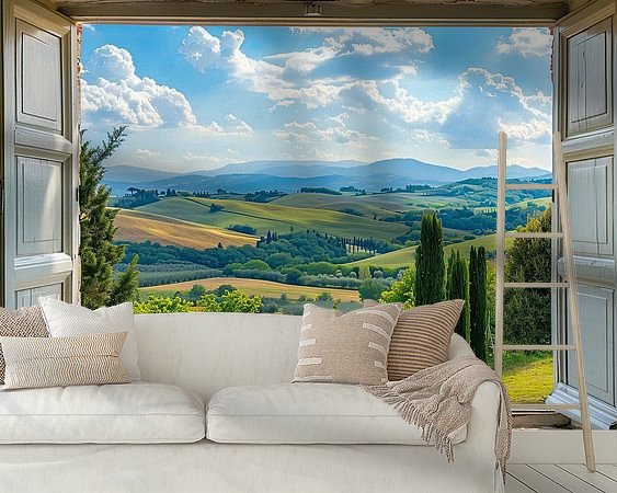 Example of the artwork in a room