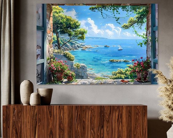 Example of the artwork in a room