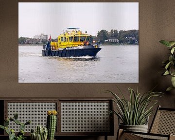 Haven controle RPA 2 onderweg bij Dordrecht van scheepskijkerhavenfotografie