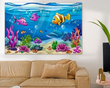 Colourful sea life for nursery. by AVC Photo Studio