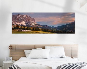 Panorama et lever de soleil dans les Dolomites sur Henk Meijer Photography